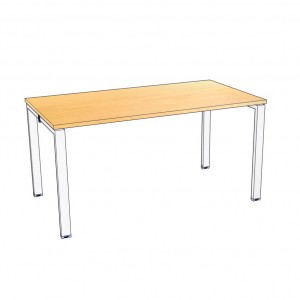โต๊ะทำงาน รุ่น S-MX158000X ขนาด 150*80*75 ซม.