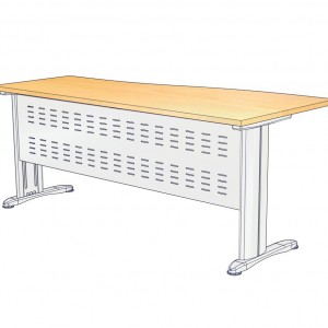 โต๊ะทำงาน W-MRL18860M ขนาด180x(80*60)x75 ซม