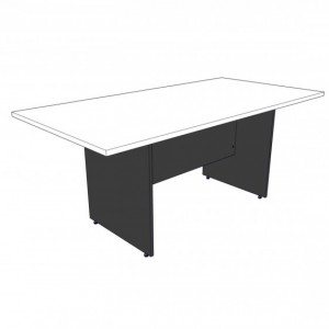 โต๊ะประชุม ราคาถูก รุ่น CF-ME24012X ขนาด 120*240*75 ซม.
